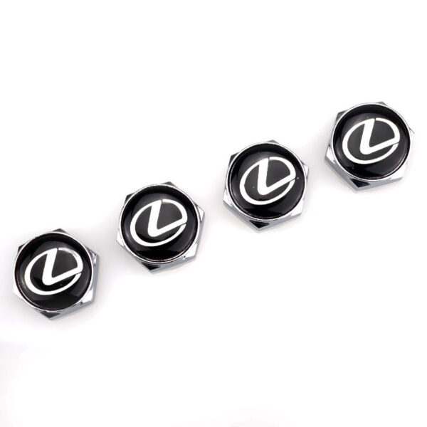 License plate screws - Lexus Silver License Plate Bolts