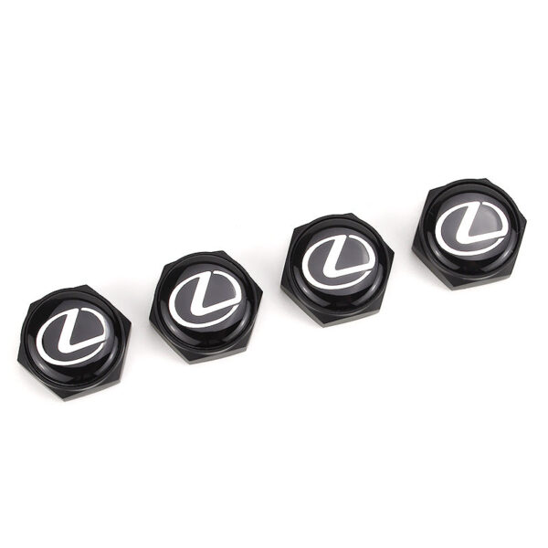 license plate screws For Lexus Black.