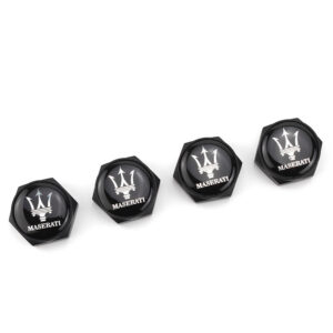 License plate screws - Maserati Black License Plate Bolts