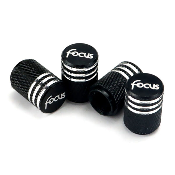 Tire Valve Caps - Ford Focus Laser Engraved Tire Valve Caps