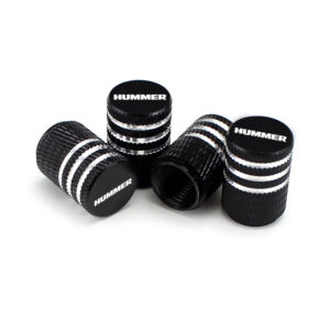 Tire Valve Caps - Hummer Laser Engraved Tire Valve Stem Caps