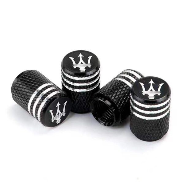 Valve Stem Caps for Tires - Maserati Laser Engraved Tire Valve Caps