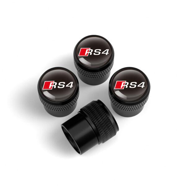 Audi RS4 Tire Valve Caps