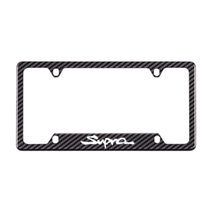 Toyota Supra license plate frame