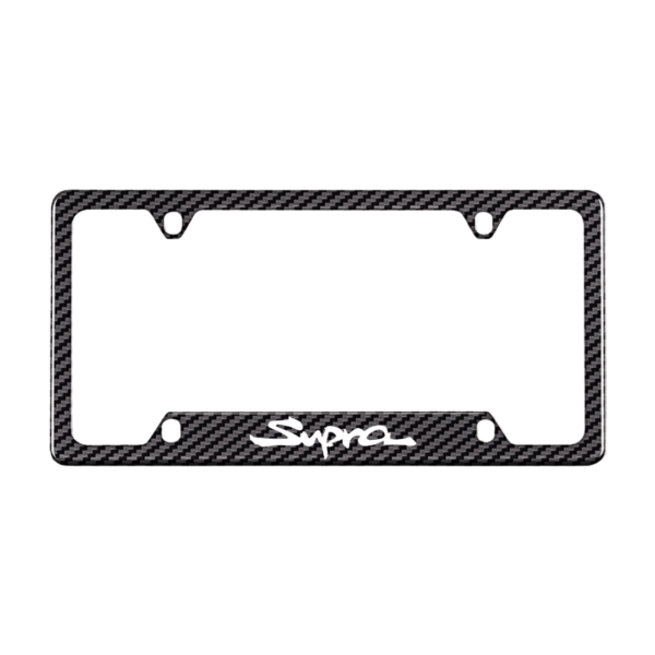 Toyota Supra license plate frame