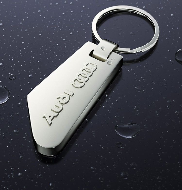 Audi metal keychain