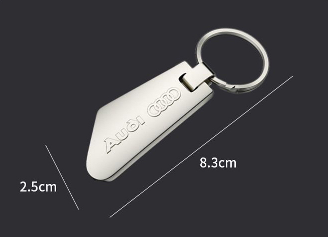 Audi Zinc Alloy Metal Keychain - Image 2