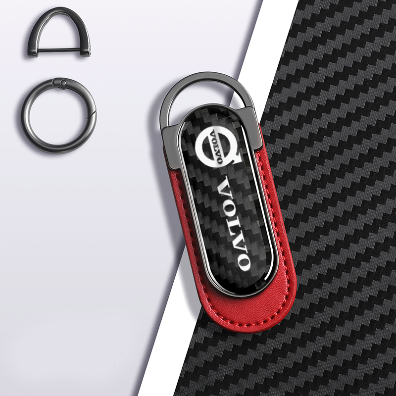 Volvo red keychain