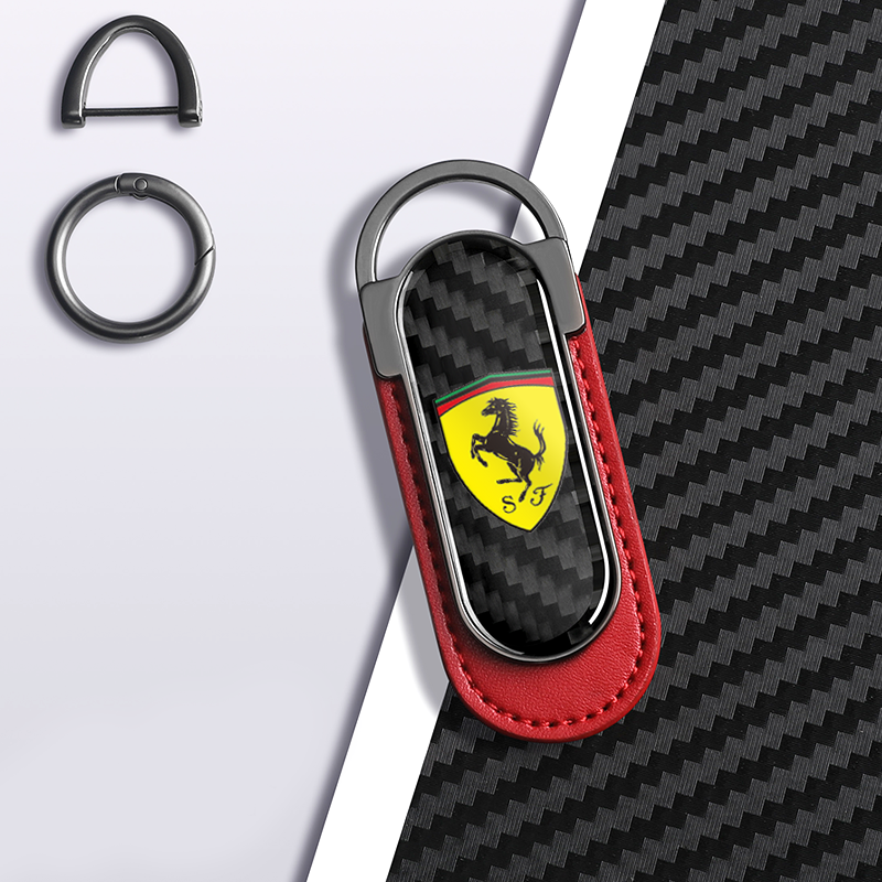 Ferrari Red Keychain